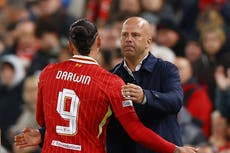 Arne Slot denies benching Darwin Nunez over Benfica clause