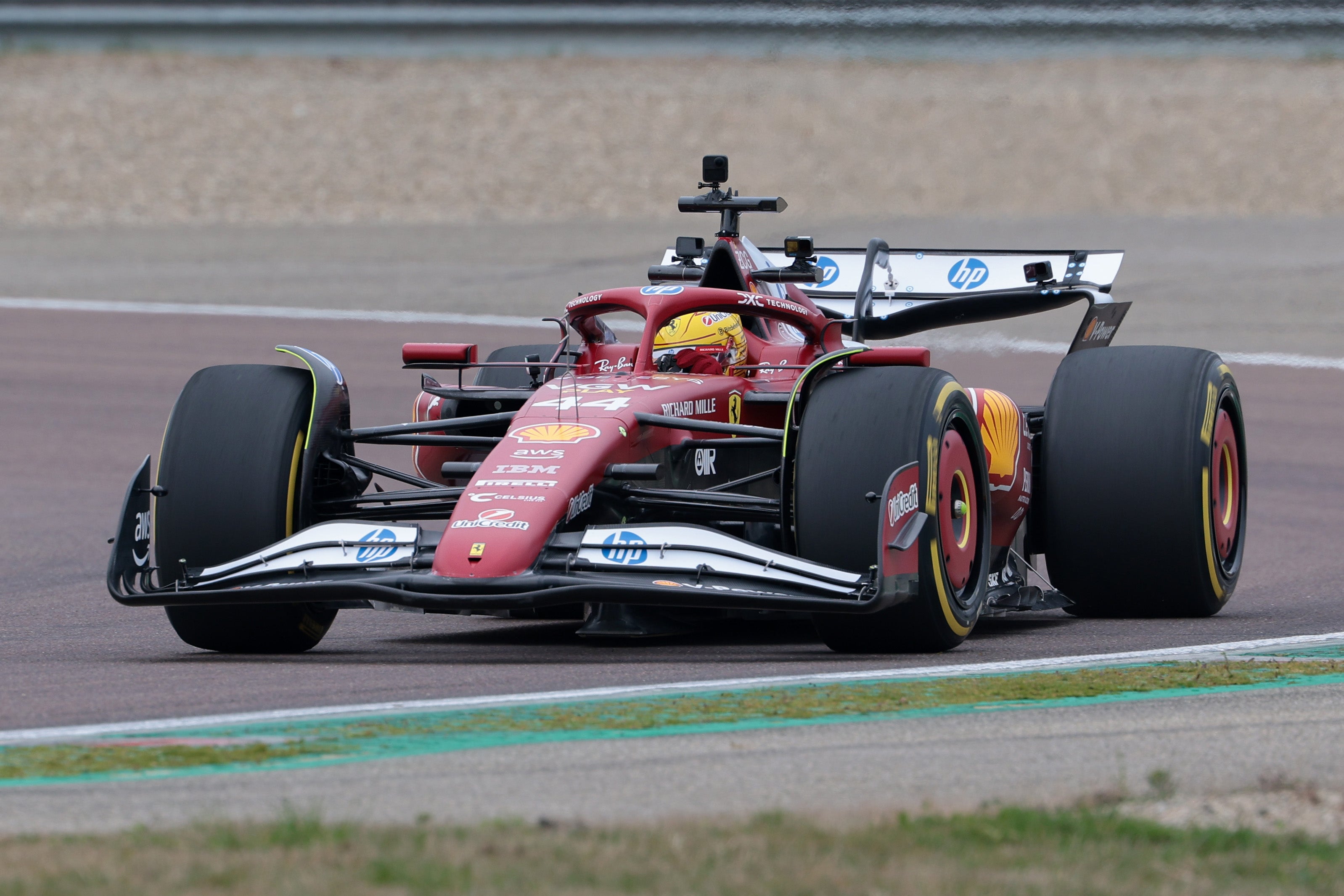 Lewis Hamilton drove the SF-25 for the first time in Fiorano last week