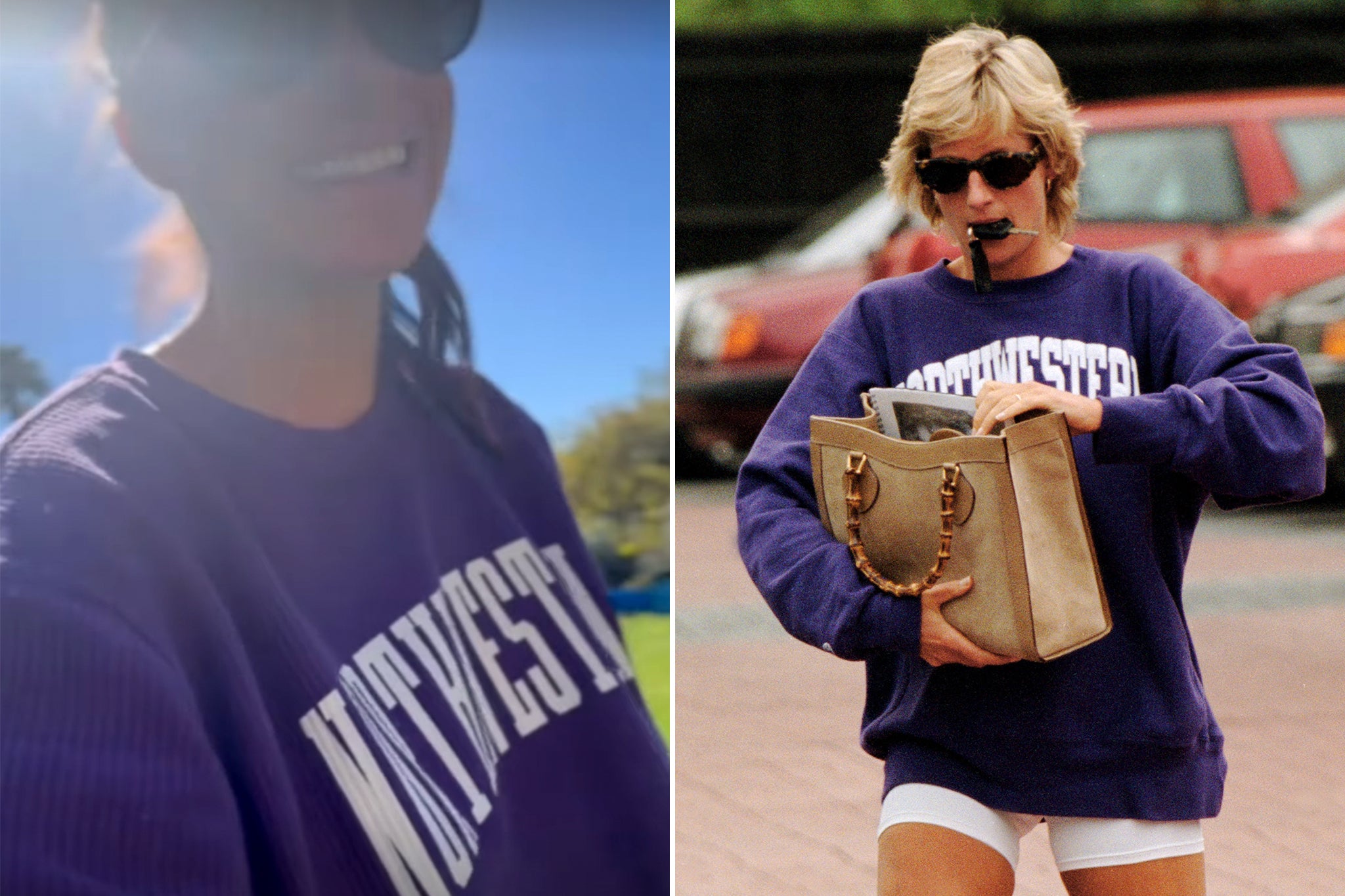 Meghan Markle wears a Northwestern University sweater in new gardening video