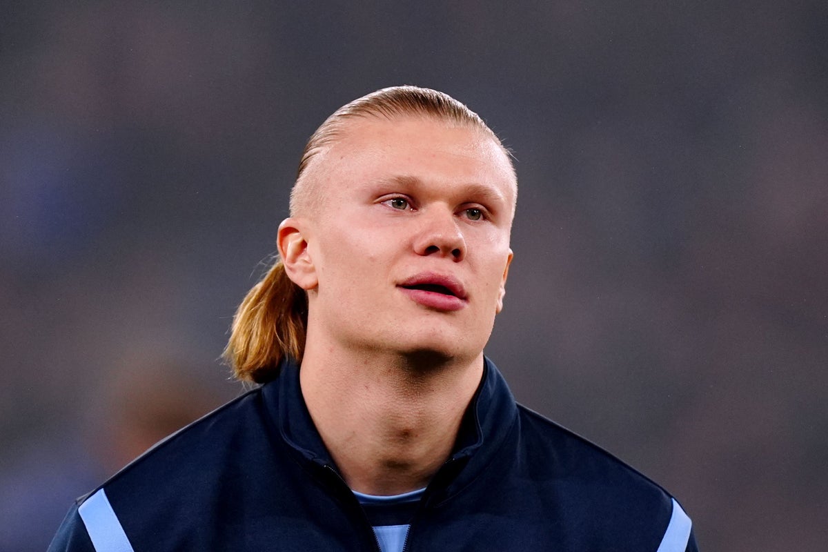 Erling Haaland back in training but still a concern for City’s trip to Tottenham