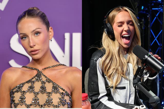 <p>Earle’s (left) podcast being dropped comes amid rumors that she and Cooper are feuding</p>