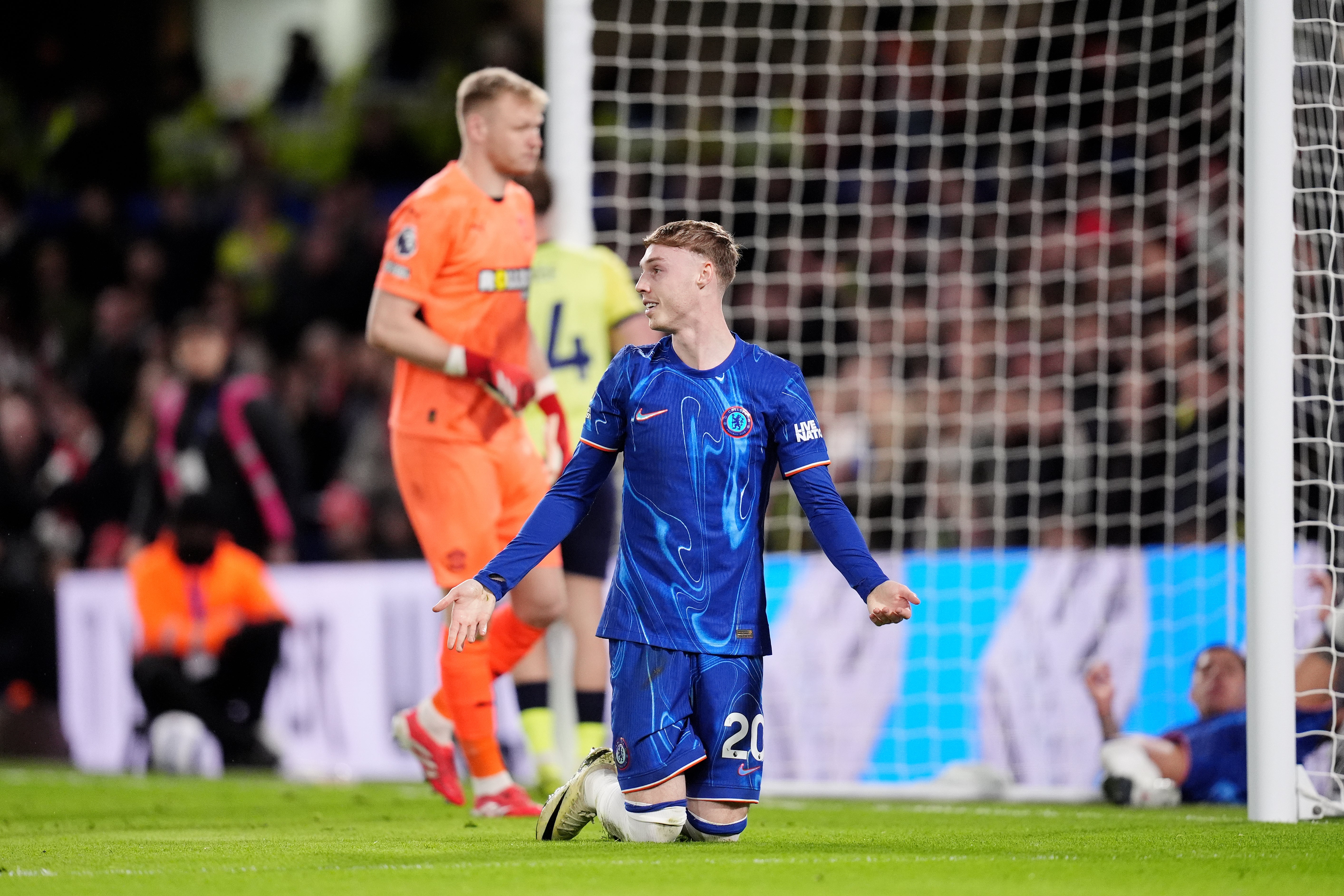 Cole Palmer non è stato in grado di porre fine alla sua siccità da porta (John Walton/Pa)