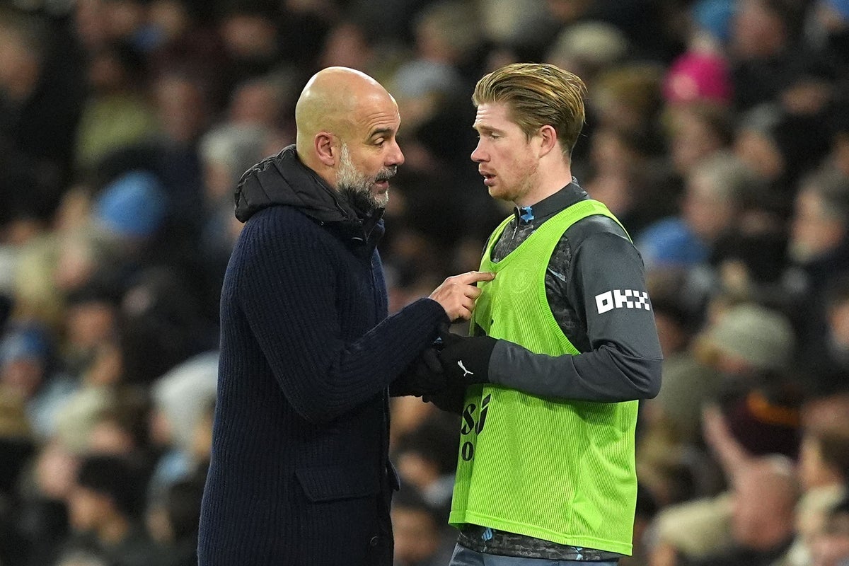 Manchester City boss Pep Guardiola: Kevin De Bruyne has to decide on his future