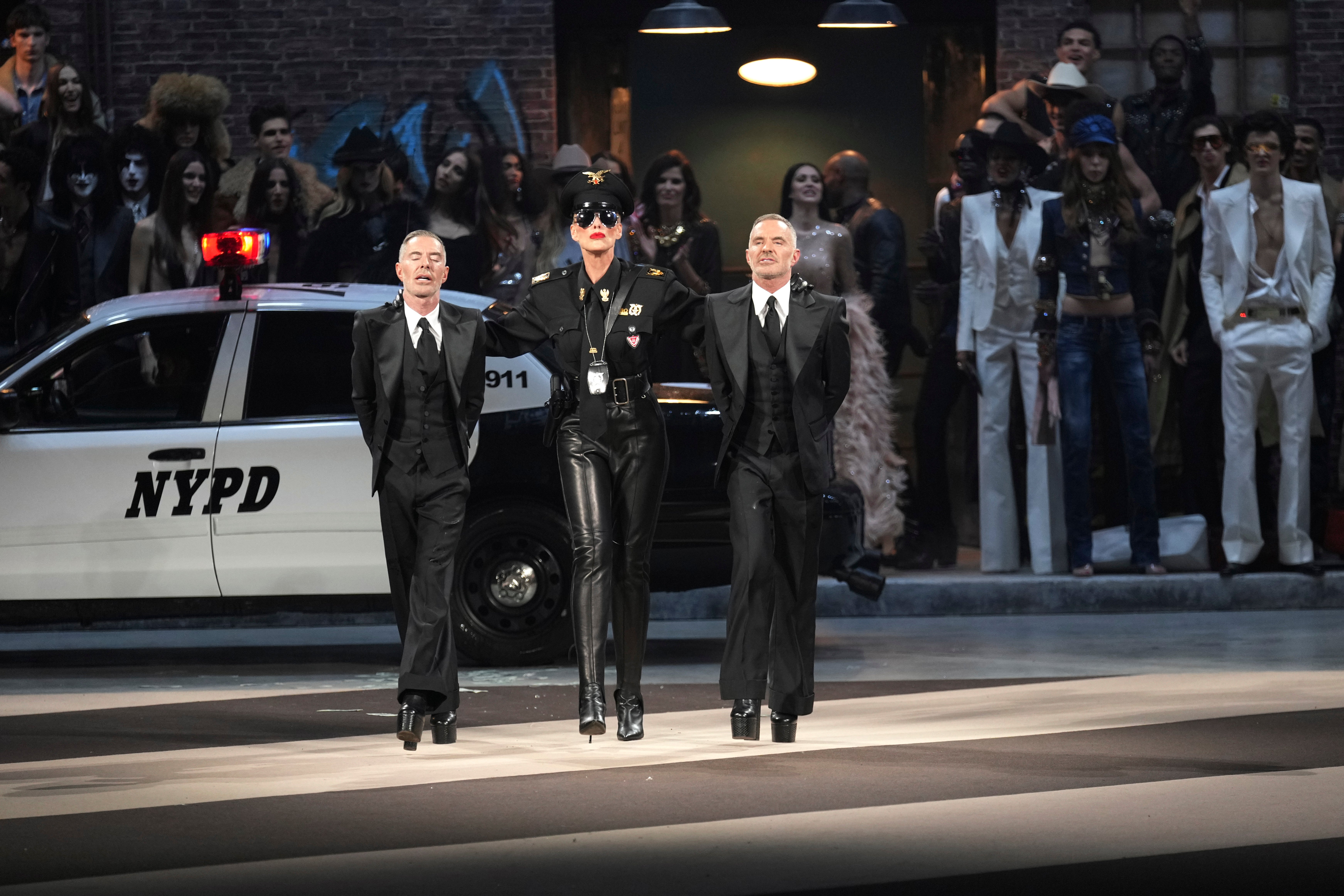 Italy Fashion DSquared F/W 25/26 Front Row