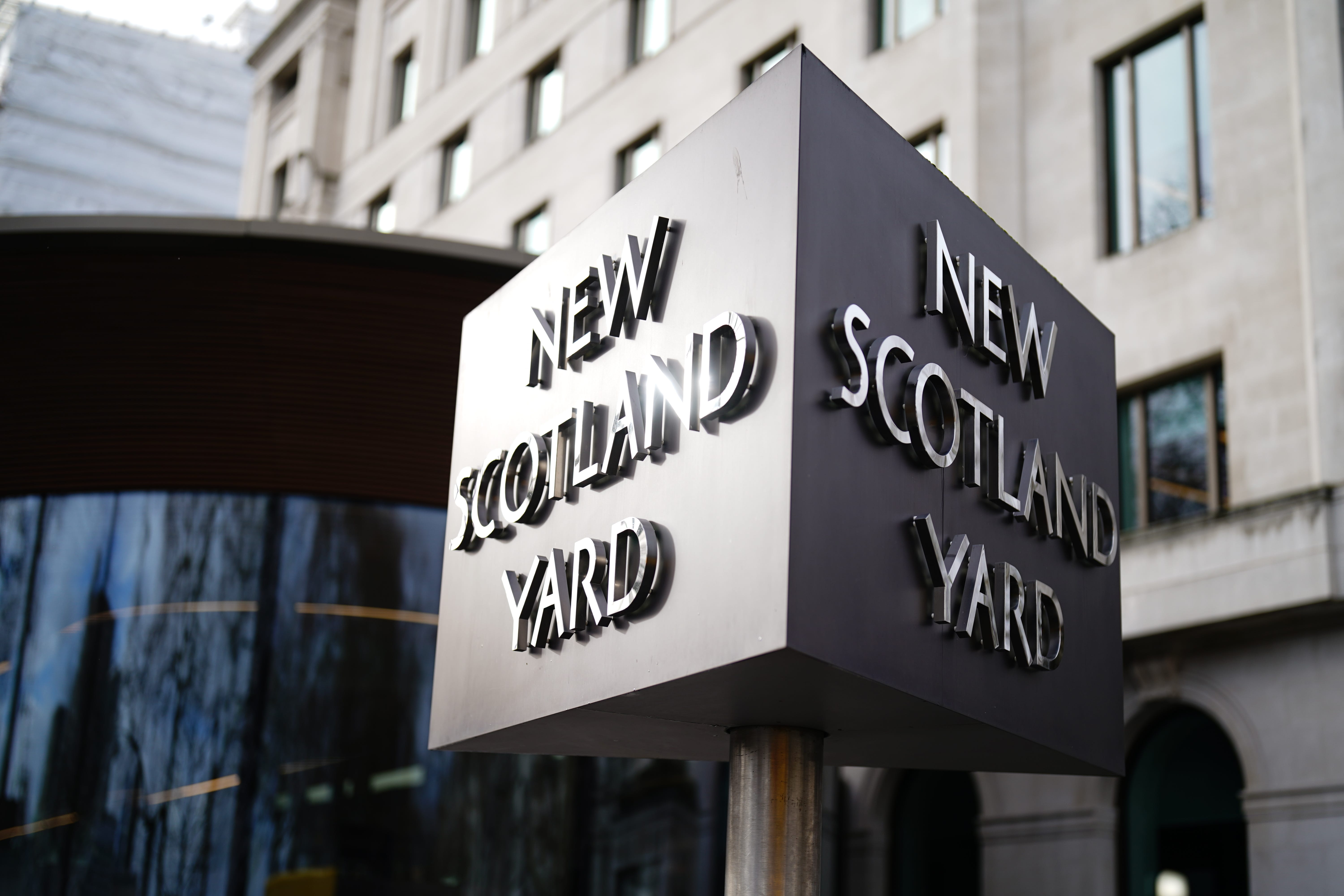The headquarters of the Metropolitan Police, New Scotland Yard, in central London (PA)