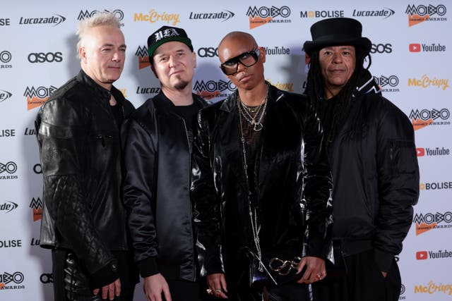 <p>Cass, right, revealed he was diagnosed with stage four cancer while recording Skunk Anansie's new album</p>