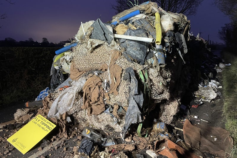 Mapped: England’s worst areas for fly-tipping revealed as cases top 1.1 million