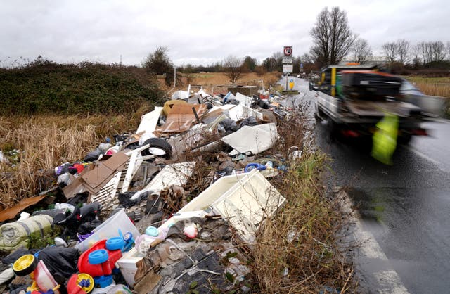 <p>Fly-tipping is said to cause significant environmental, social and economic costs of around £1 billion every year</p>