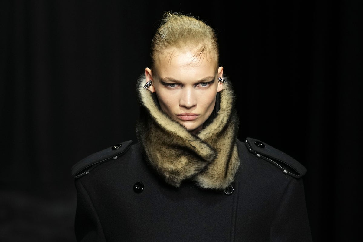 Fur and fringe dominate the Jil Sander runway at Milan Fashion Week