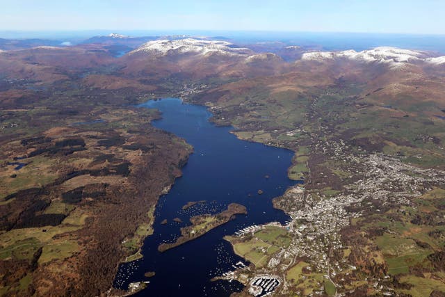 The water firm behind historic sewage spills in the UK’s Lake Windermere has said issues cannot be fixed ‘instantly’ (Owen Humphreys/PA)