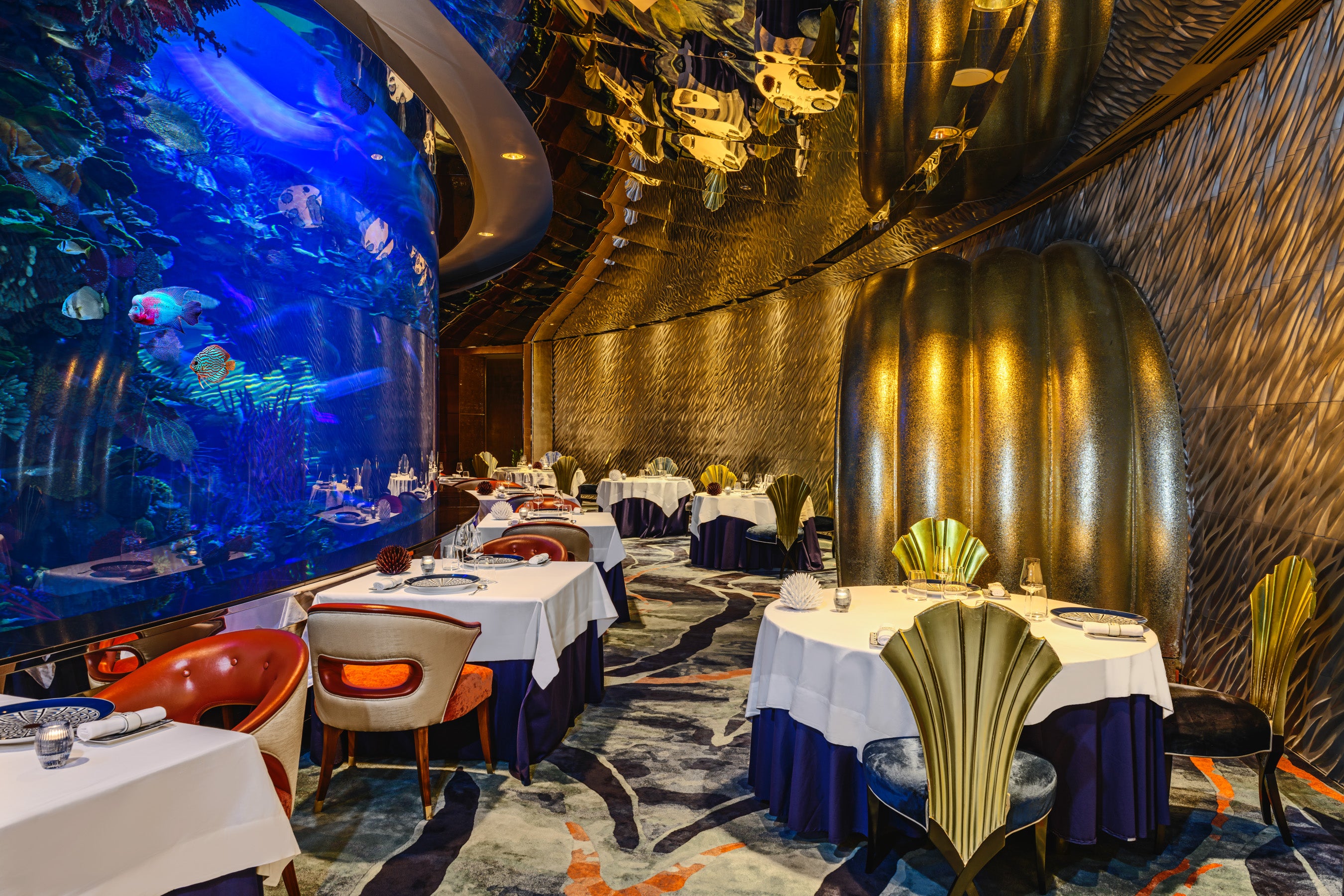 از زندگی دریایی در Ristorante L'Olivo در ال ماهارا شگفت زده می شود