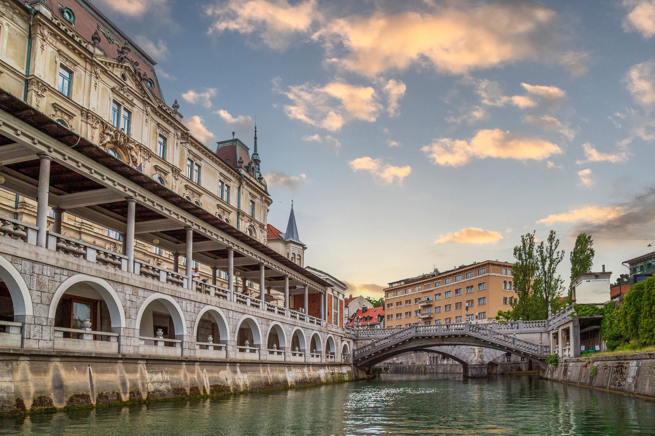 Architect Joze Plecnik had a major influence on Ljubljana’s cityscape