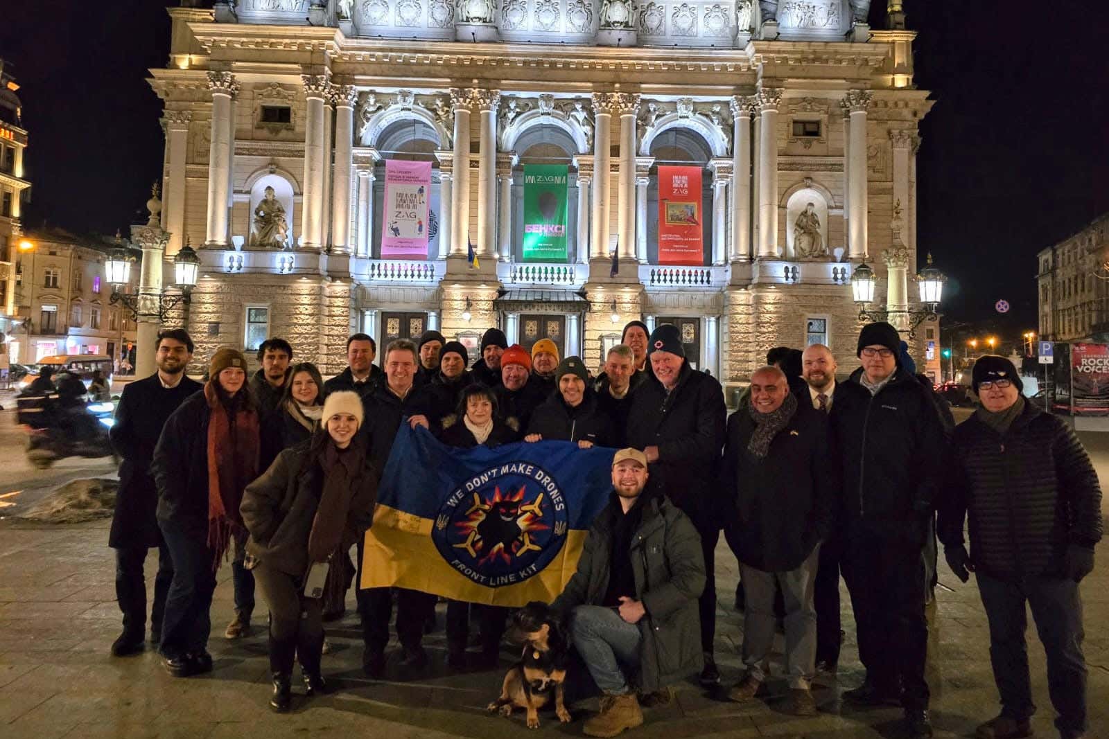 A group of cross-party MPs travelled to Lviv over the weekend (Richard Woodruff/PA)