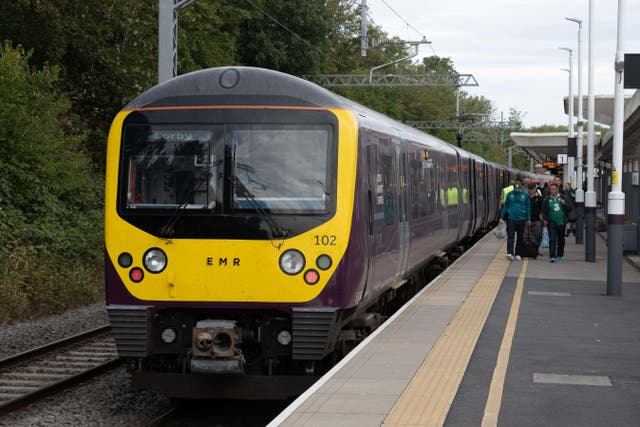 Train passengers’ locations will be tracked as they travel as part of a contactless ticketing trial, the Department for Transport has announced (Alamy/PA)