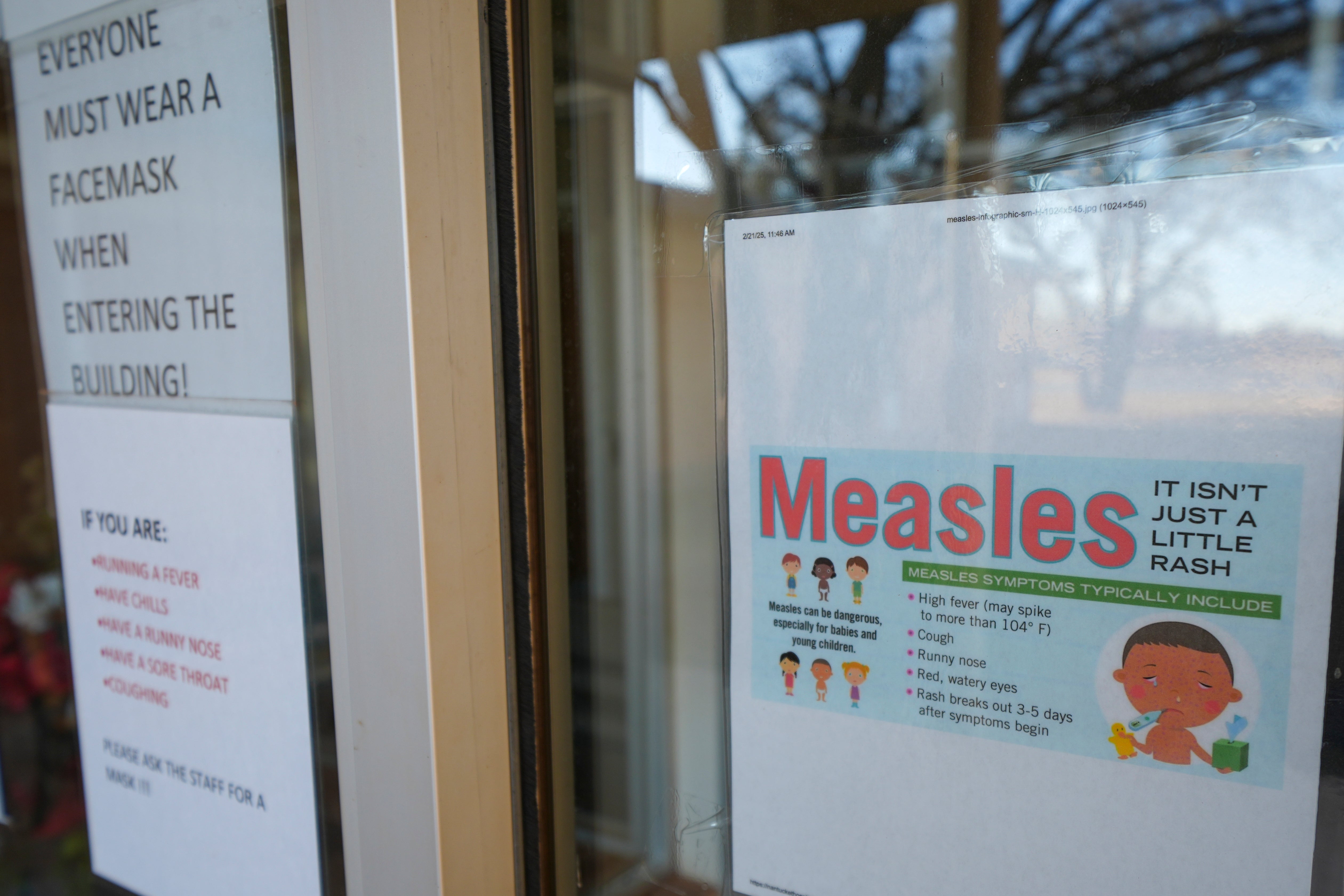 The first death has been reported from measles in an outbreak in West Texas. More than 120 people in the state have been infected