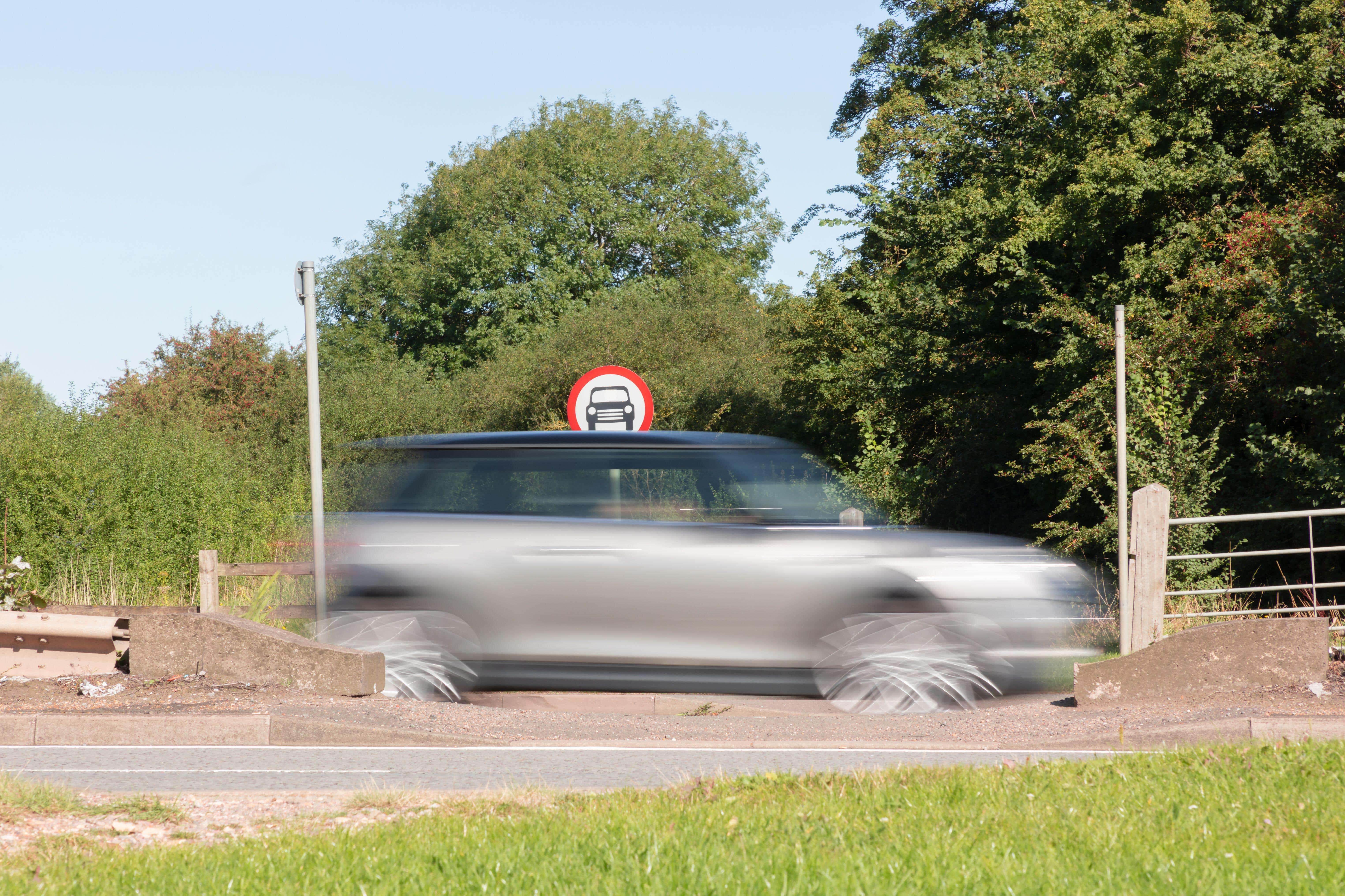 Drivers including street racers avoid being picked up for speeding by using ‘ghost’ plates, which police infrared cameras can’t read, a Labour MP has warned (Alamy/PA)