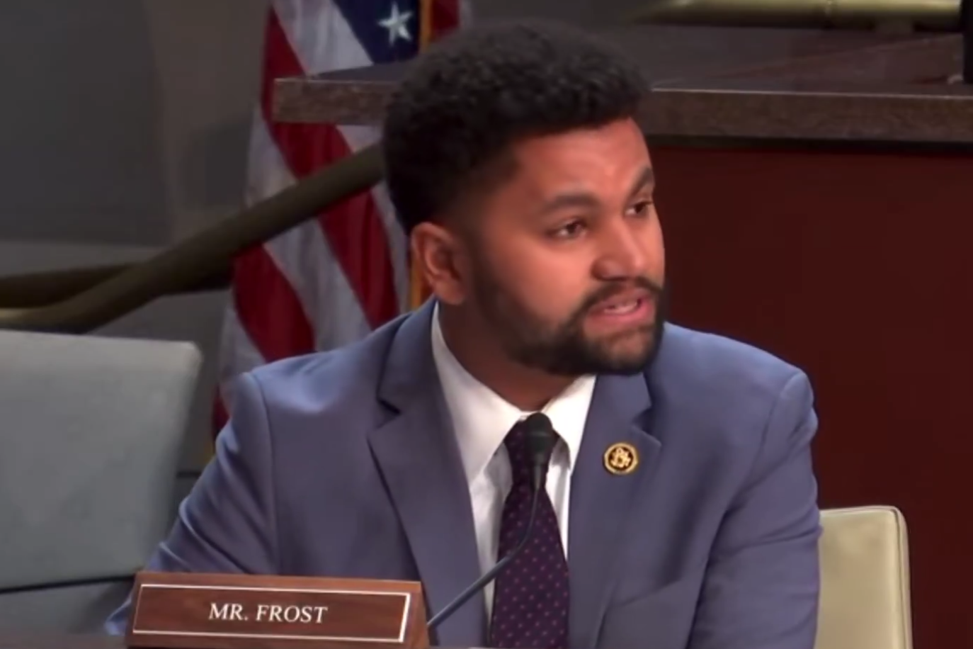 Democratic Representative Maxwell Frost angers Republicans by referring to Donald Trump as a 