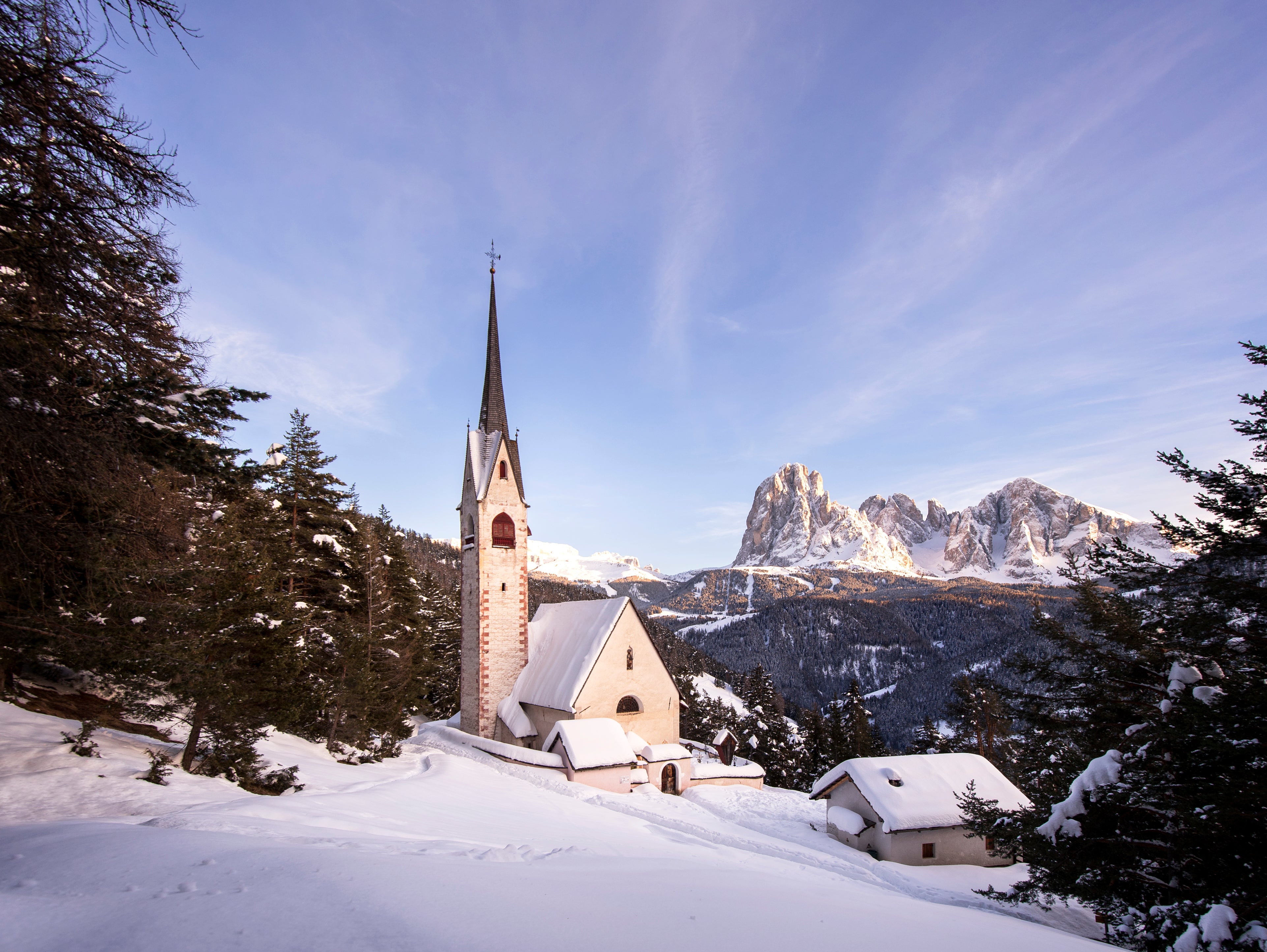 The rugged Dolomites are a Unesco World Heritage site