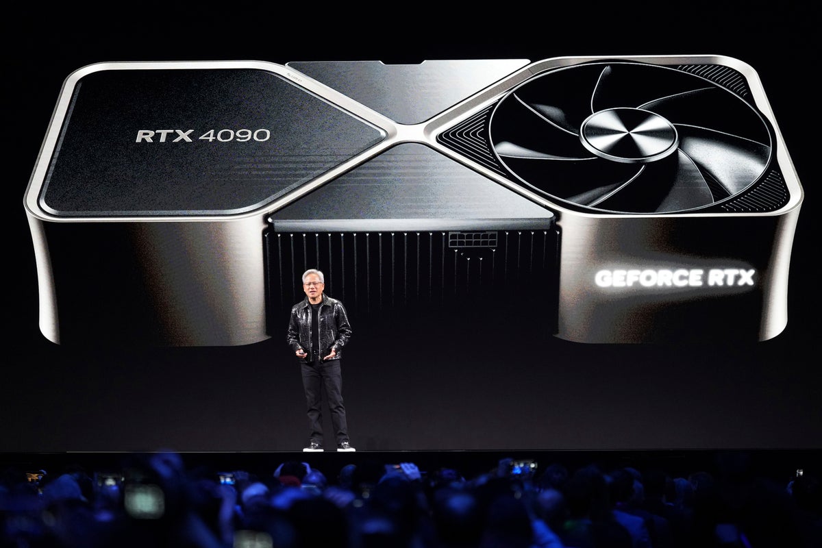 Nvidia sales surge in the fourth quarter on demand for AI chips