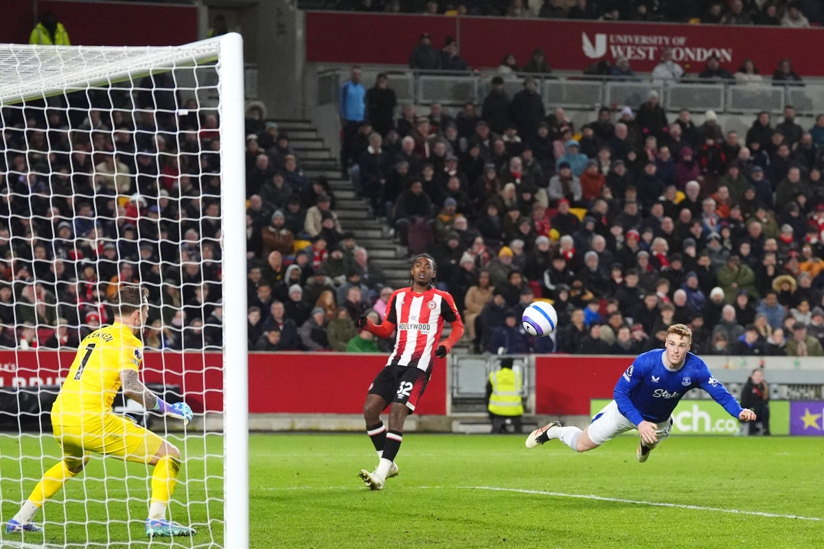 Everton extends unbeaten run to seven with 1-1 draw at Brentford