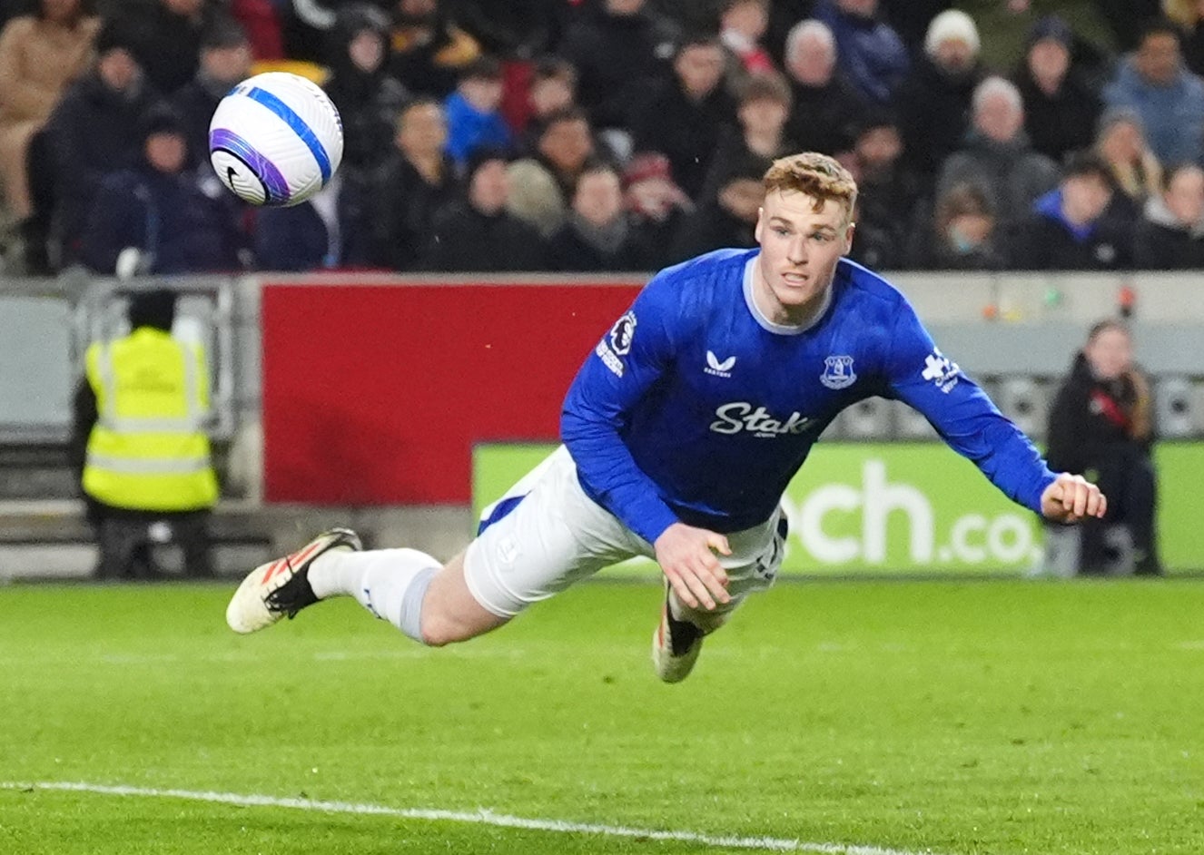 Jake O'Brien scored a crucial equaliser for Everton against Brentford