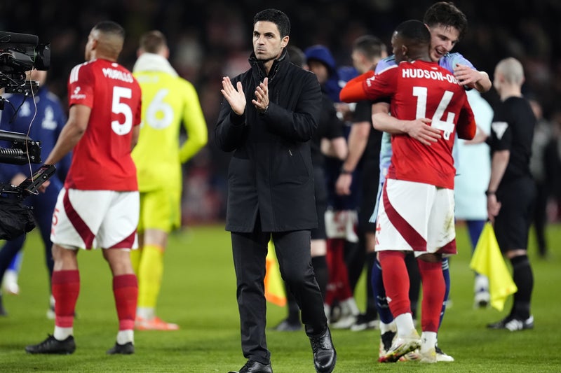 Mikel Arteta urges Arenal to ‘step up’ as focus switches to Champions League