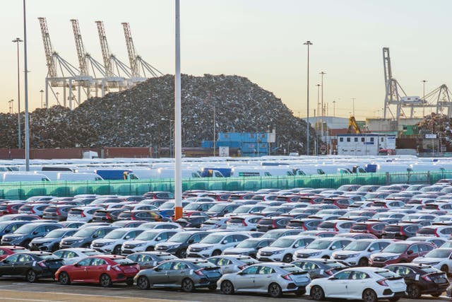 Four out of five cars built in the UK were exported (Katharina Brandt/Alamy/PA)