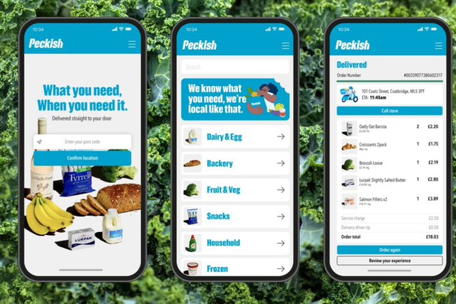 Co-op’s new Peckish app aims to boost local high streets (Co-op/PA)