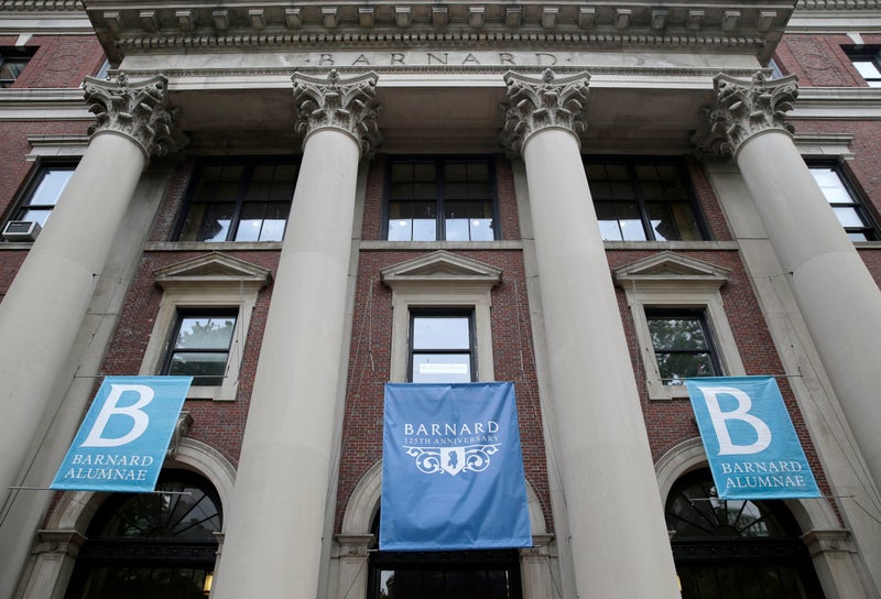 Pro-Palestinian protesters force their way into Barnard College building, injuring an employee