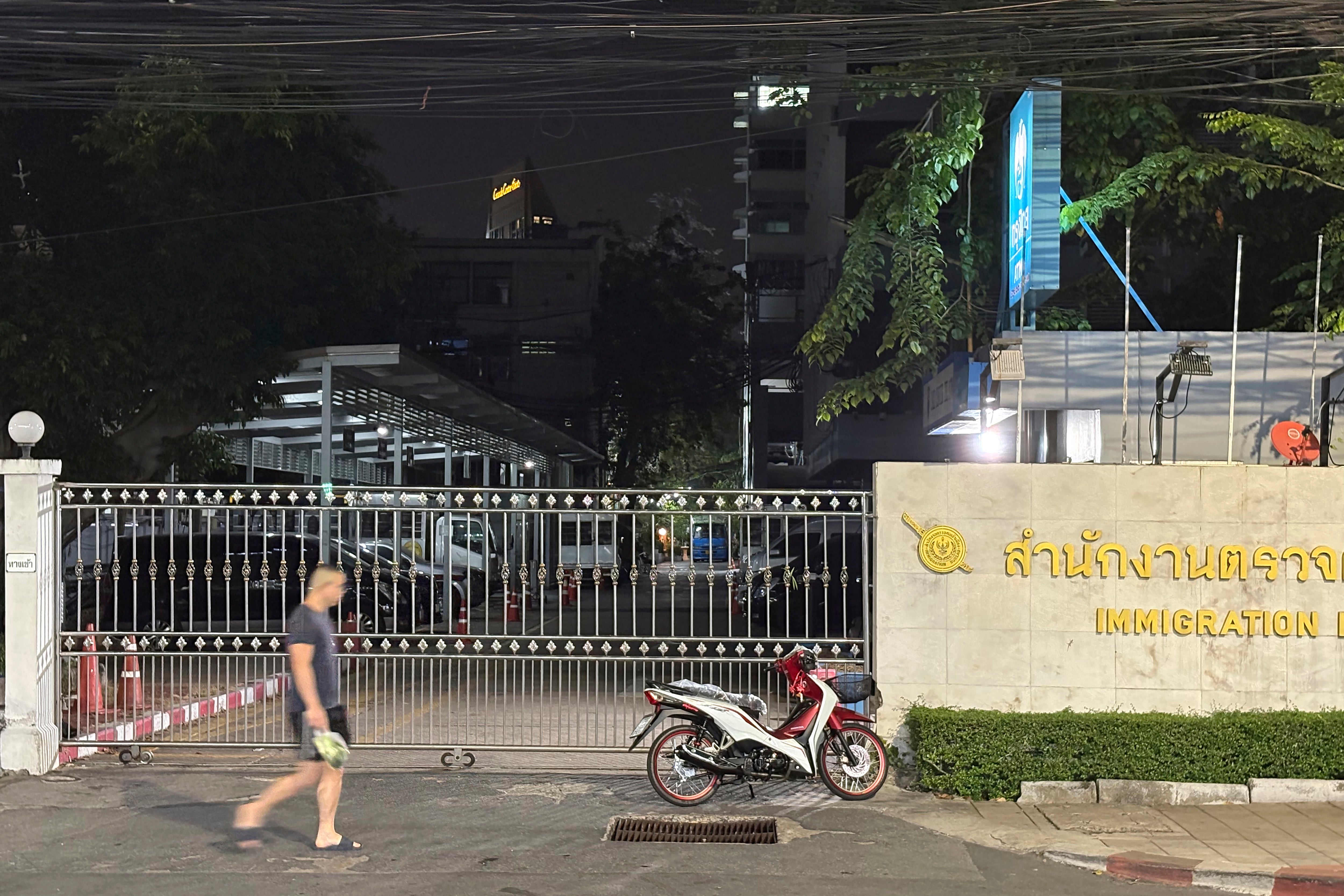 An immigration detention center in Bangkok