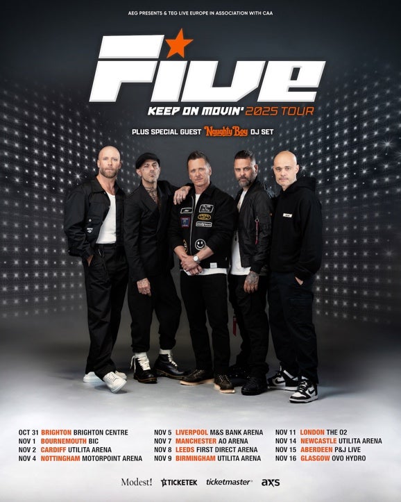 Boyband Five to reunite with original members for the first time in 25 ...