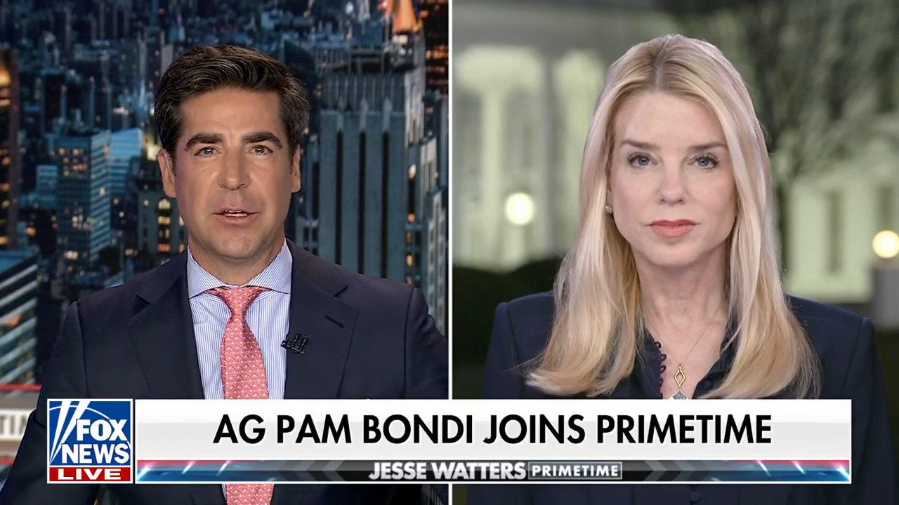 Attorney General Pam Bondi sat down on Jesse Watters Primetime Wednesday to issue 'breaking news' about the Epstein files