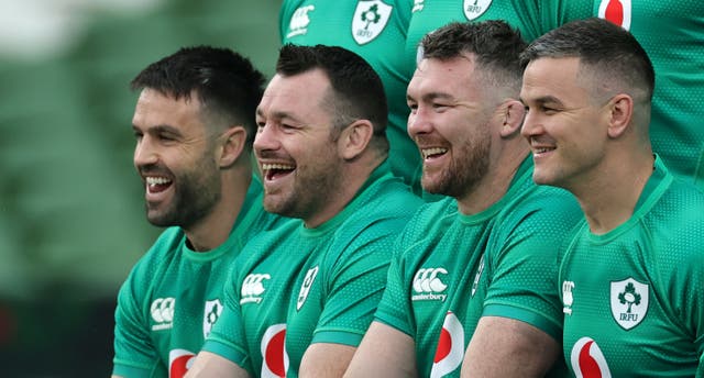 <p>Conor Murray, Cian Healy and Peter O’Mahony will retire at the end of this campaign</p>