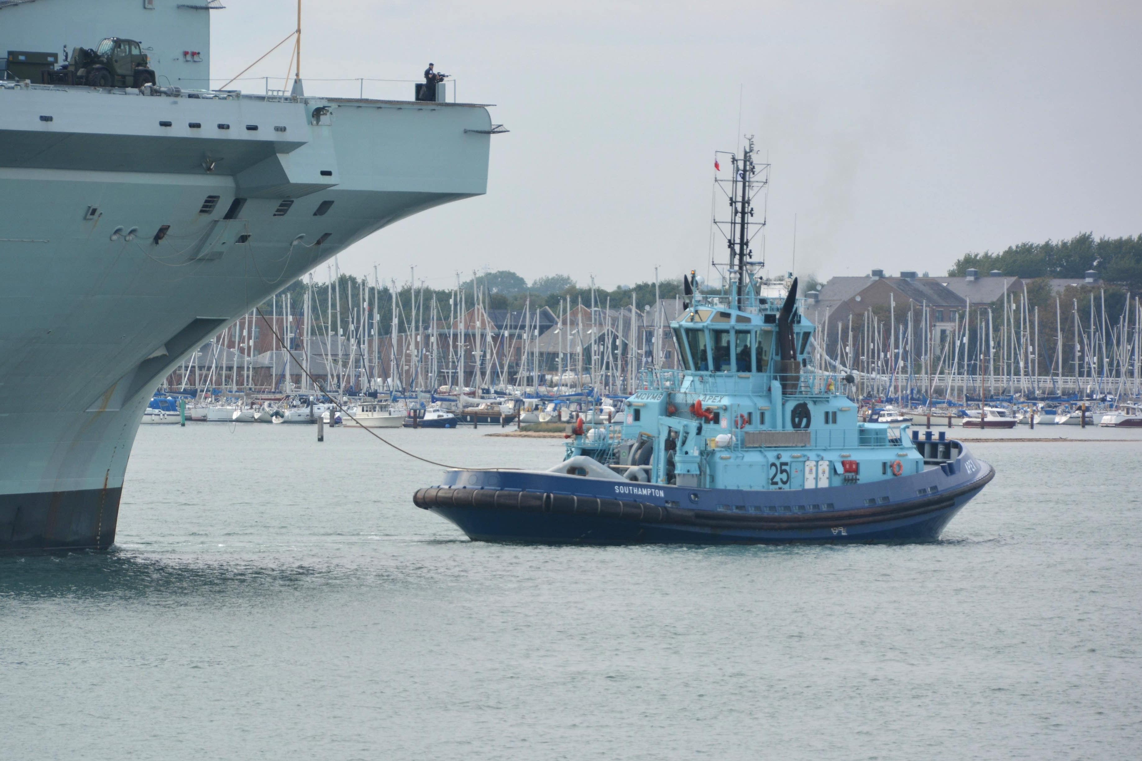 Some 300 Royal Navy tugboat and marine services workers are set to walk out in March in a dispute over proposed contract changes (Ben Mitchell/PA)