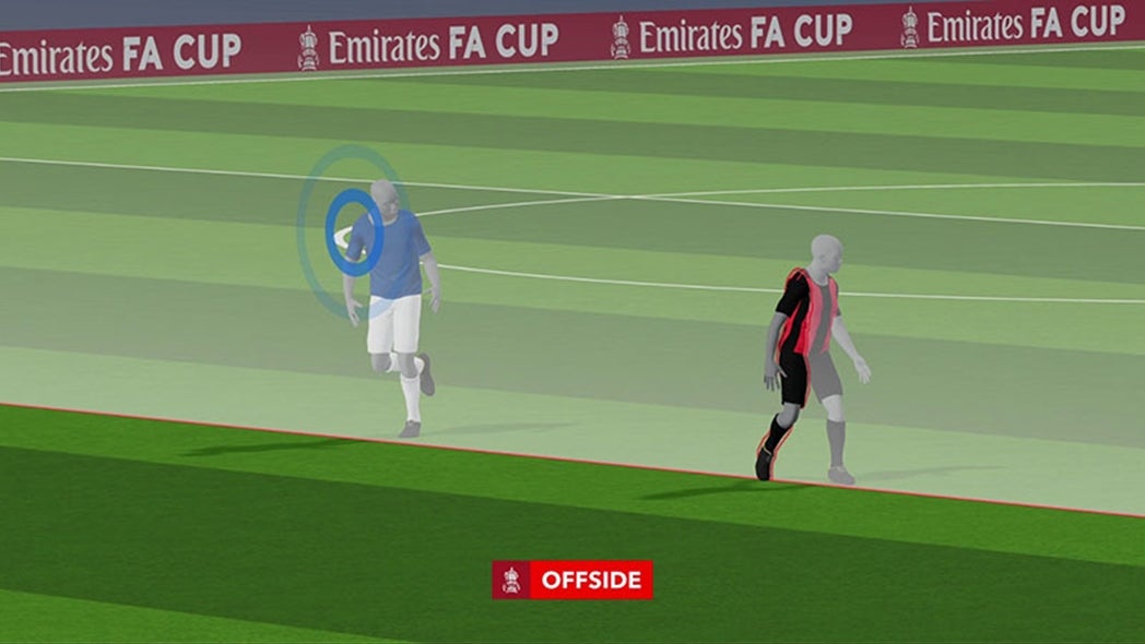 Semi-automated offsides have been trialled in the FA Cup