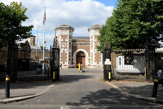 <p>Eighty-six people were arrested on suspicion of aggravated trespass at HMP Wormwood Scrubs in west London</p>