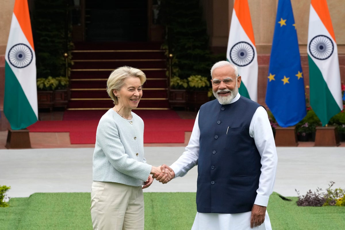 European Commission chief says India and EU have agreed to conclude a free trade agreement this year