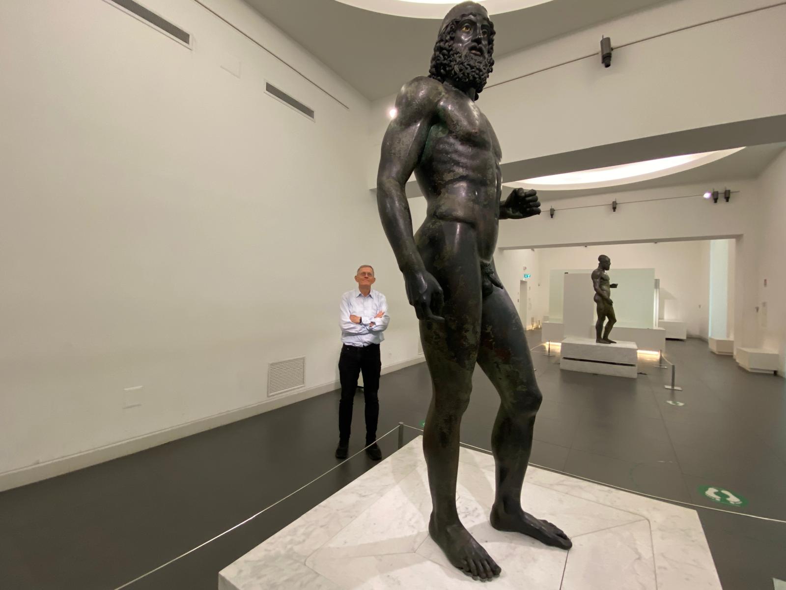 A relic from the ancient world, and the Riace Bronzes in Reggio Calabria