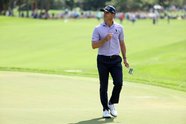 <p>Billy Horschel bravely saw off the reptile in Florida</p>