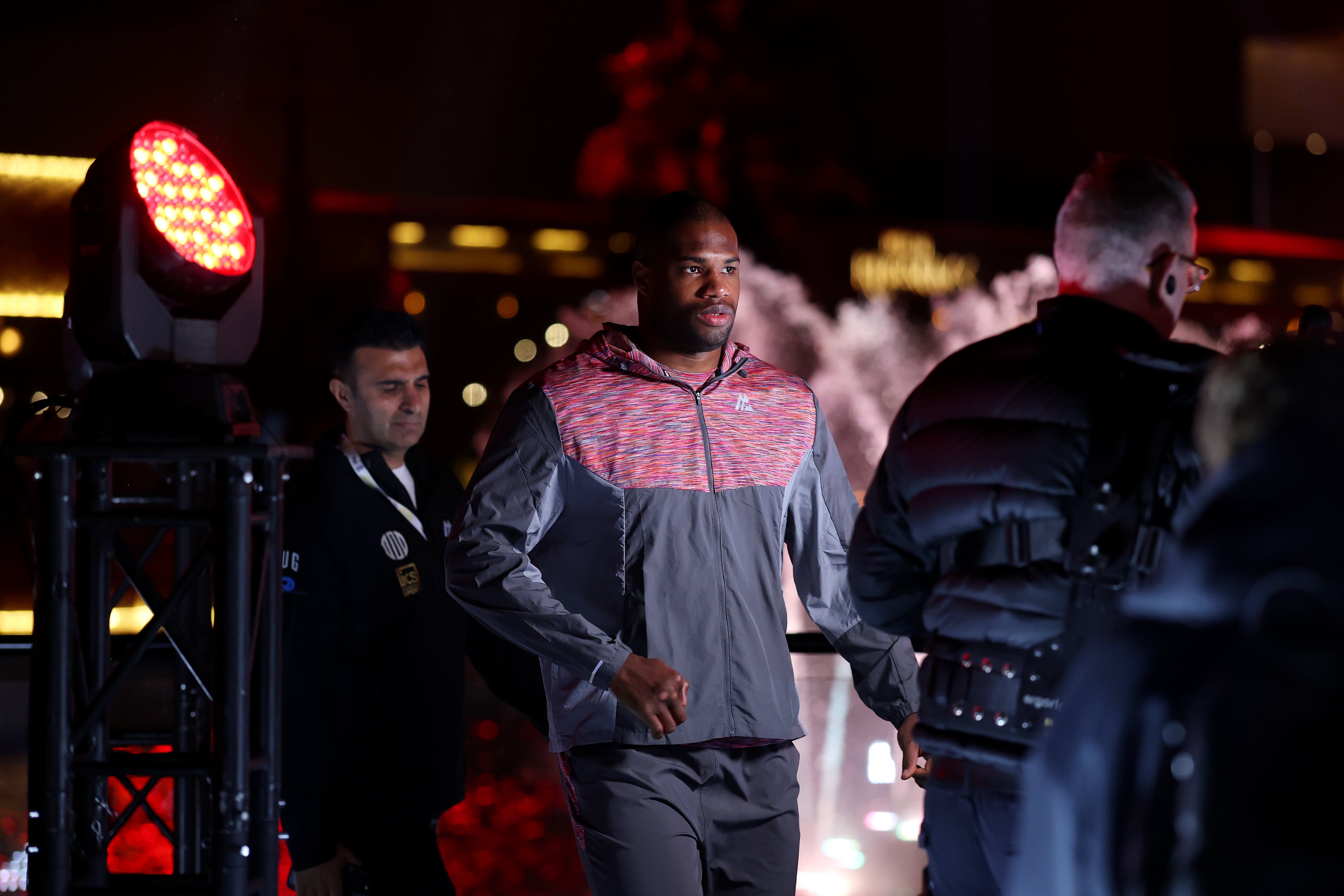 IBF heavyweight champion Daniel Dubois, before withdrawing from his fight with Joseph Parker