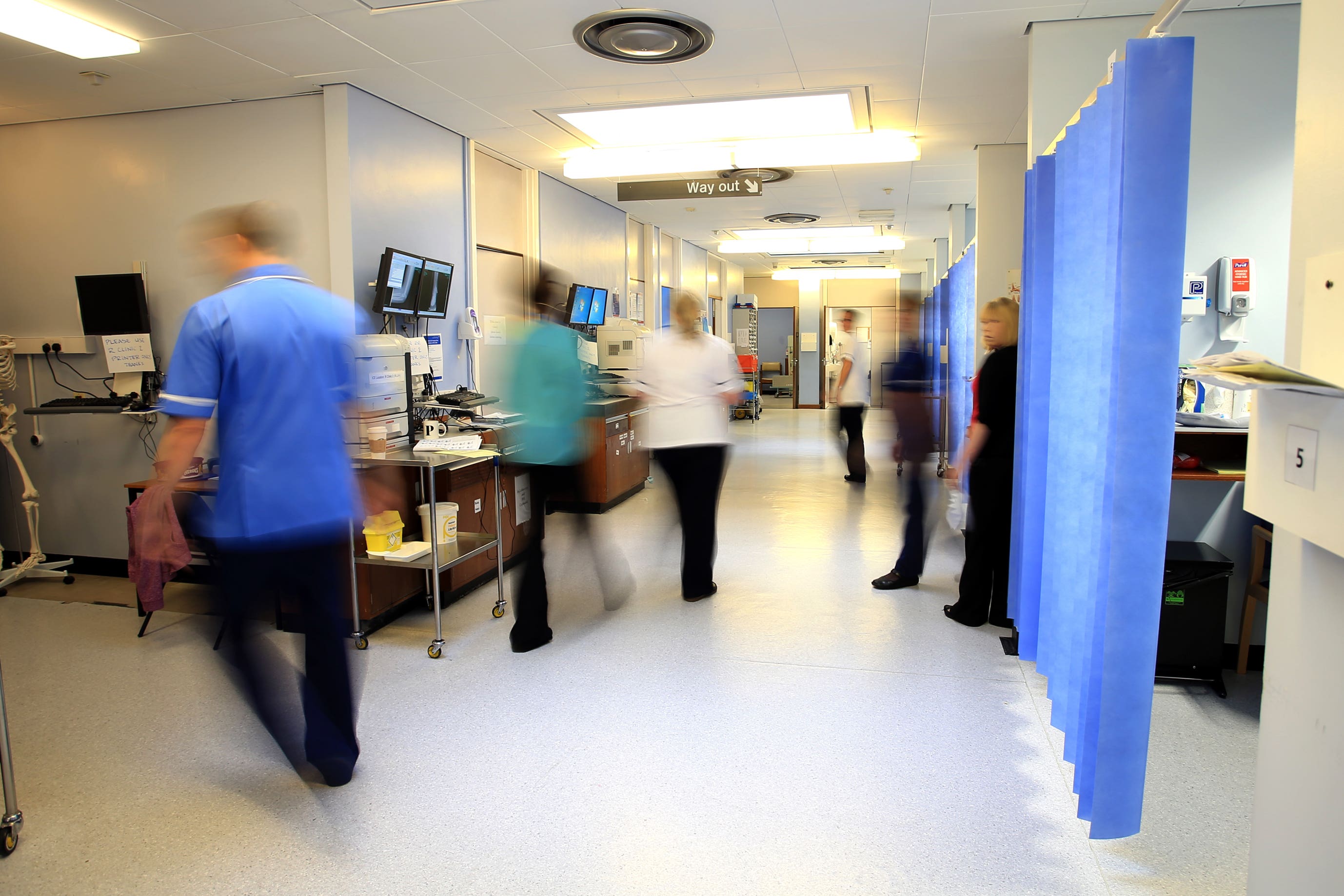 The Government has insisted the NHS ‘isn’t on the table’ in terms of trade discussions (PA)