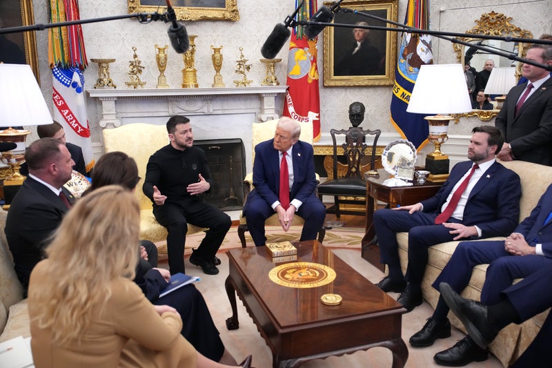 Trump and Vance lambast Zelensky in White House: The full exchange