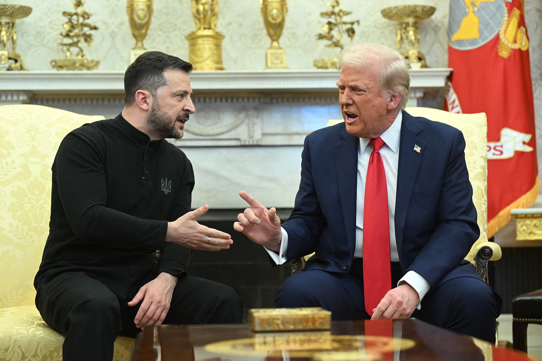 Trump argues with Zelensky in the Oval Office