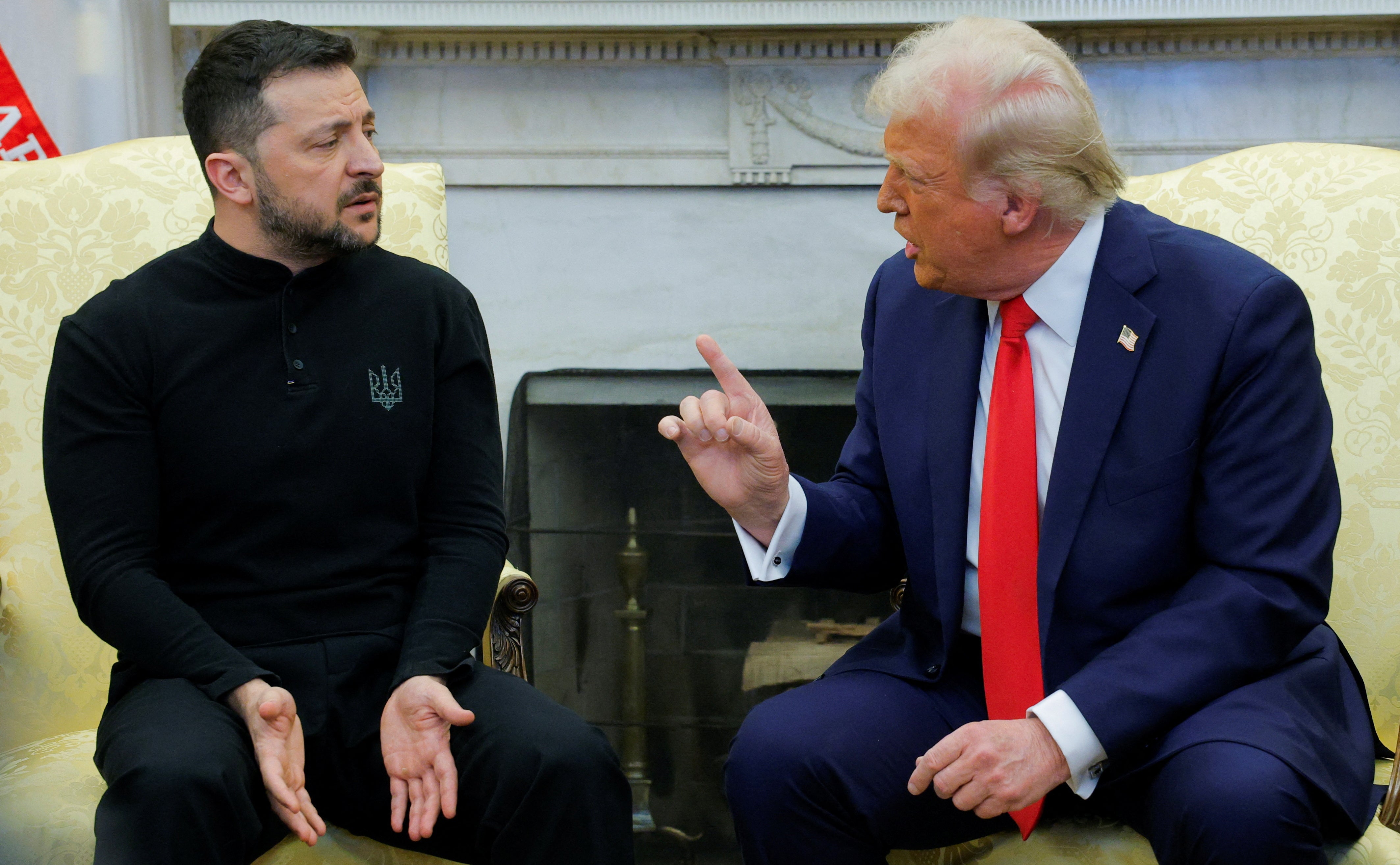 Mr Trump and Mr Vance berated Mr Zelensky for “not saying thank you”