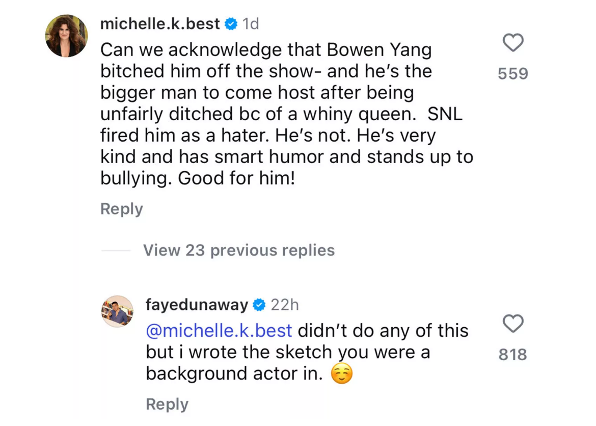 Bowen Yang clapped back at accusation that he got Shane Gillis fired from 'SNL'