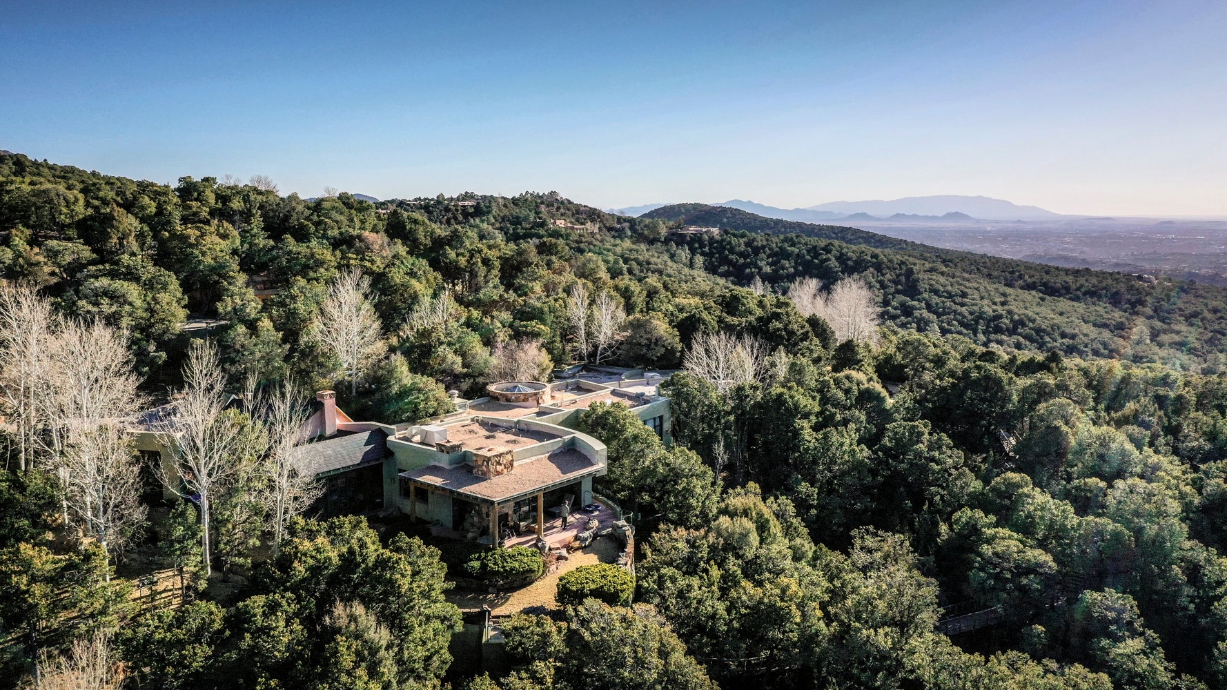 Their house in Santa Fe