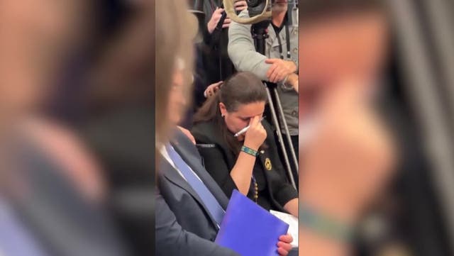 <p>Ukraine envoy’s reaction during Trump-Zelensky Oval Office clash goes viral.</p>