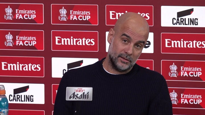 <p>Man City boss Pep Guardiola gives Jack Grealish injury update ahead of Plymouth FA Cup clash.</p>