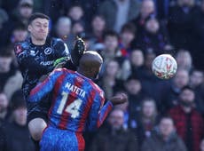 Jean-Philippe Mateta speaks out after suffering ‘serious’ injury in Millwall keeper’s horror challenge