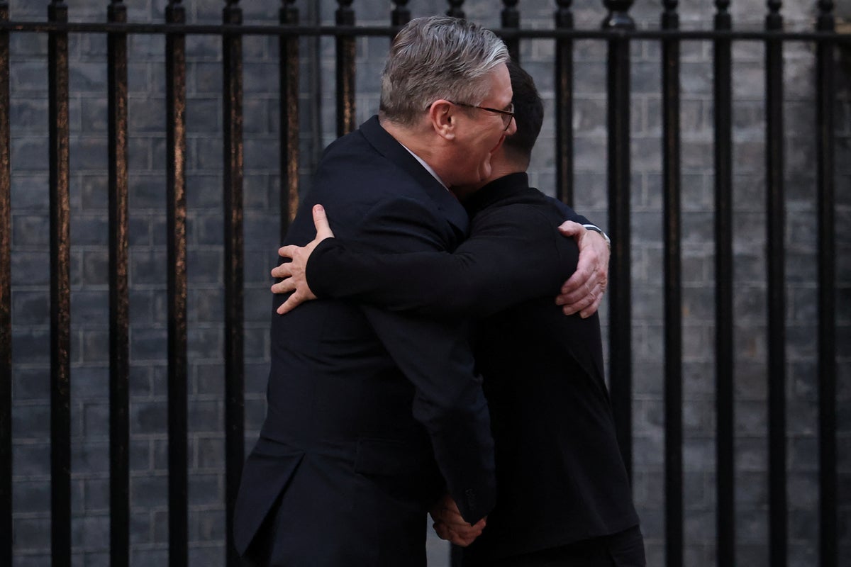 Ukraine war latest: Starmer pledges £2bn weapons loan to Zelensky and tells him: ‘you have UK’s full backing’